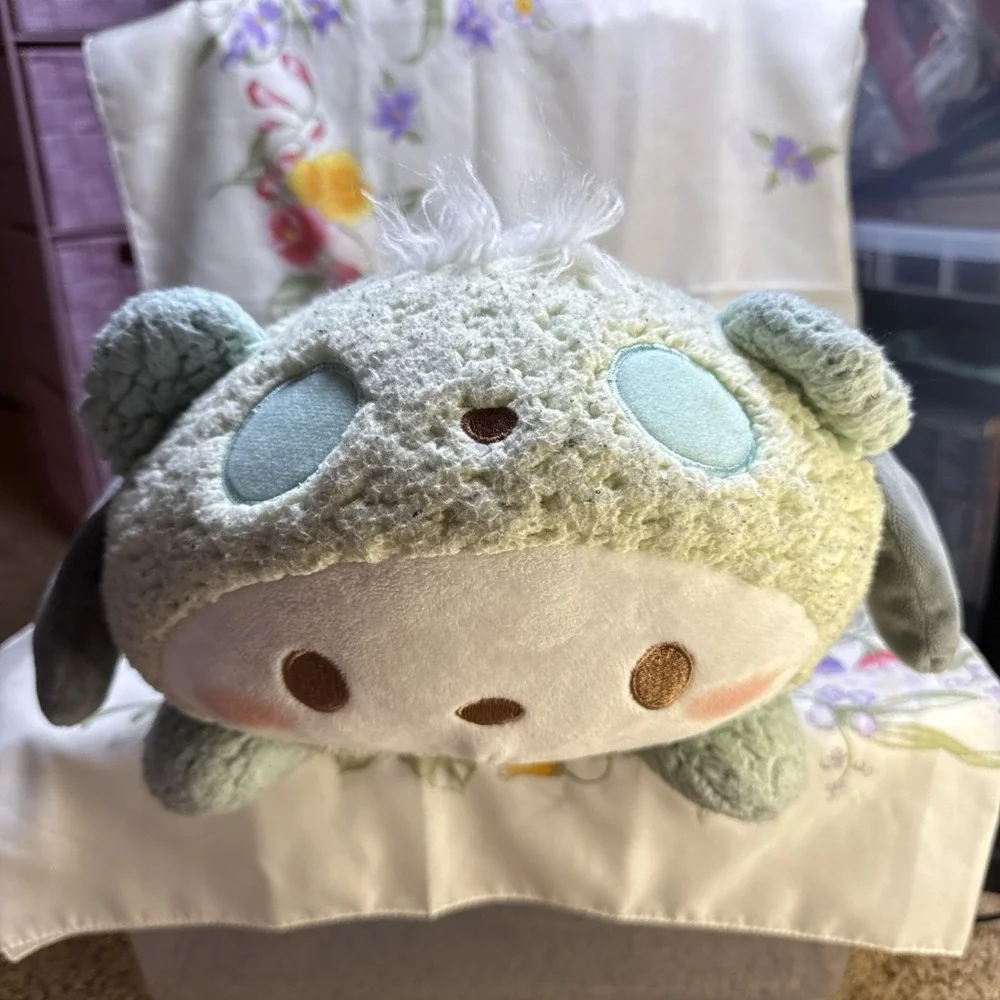 Sanrio Pochacco Panda Nesoberi Big Plush Doll 7x16